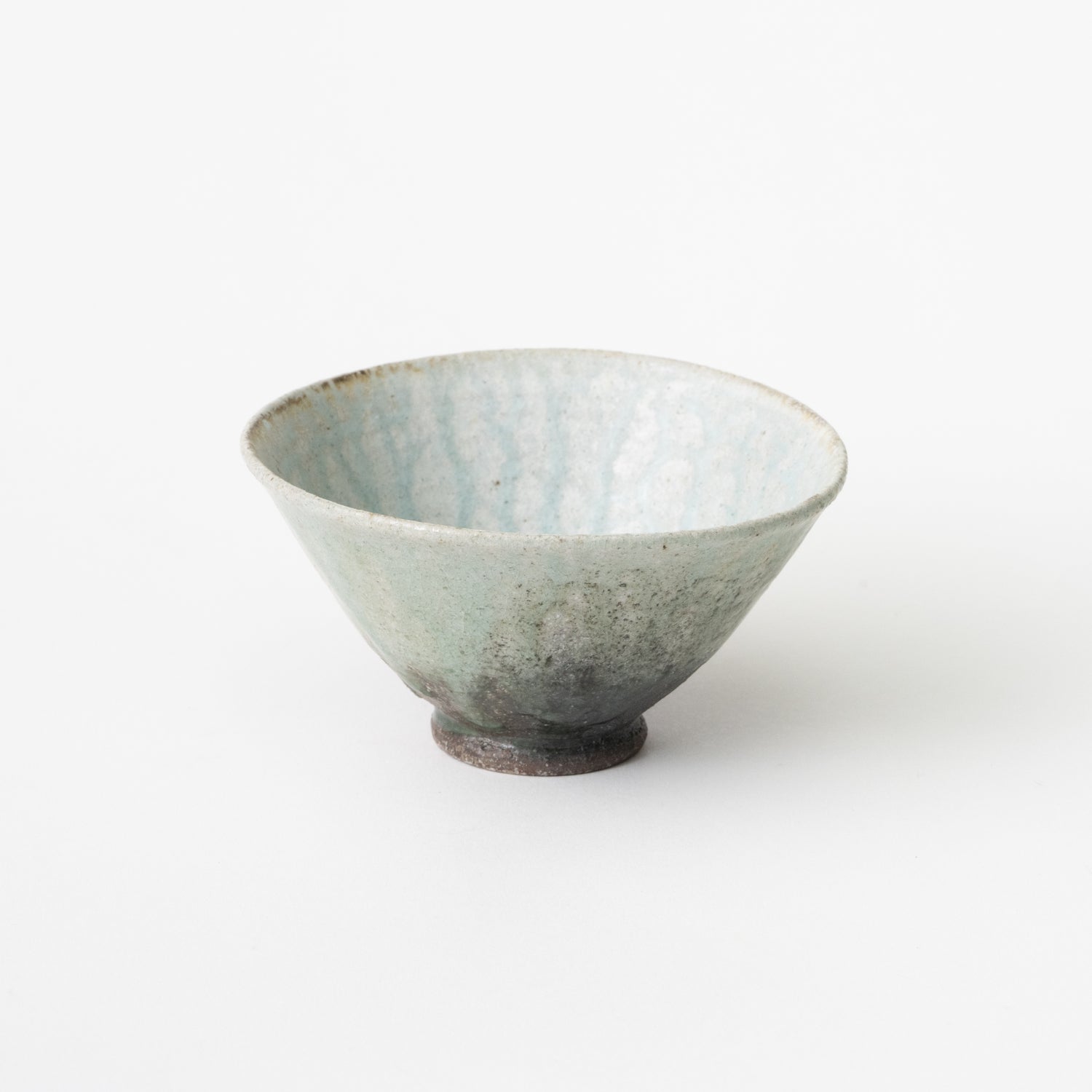 Blue Ash Glaze Rice Bowl (B) / Eijiro Tokunaga