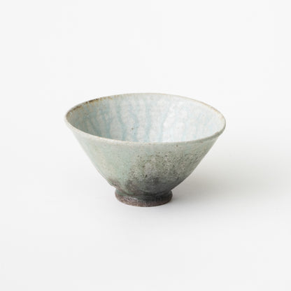 Blue Ash Glaze Rice Bowl (B) / Eijiro Tokunaga