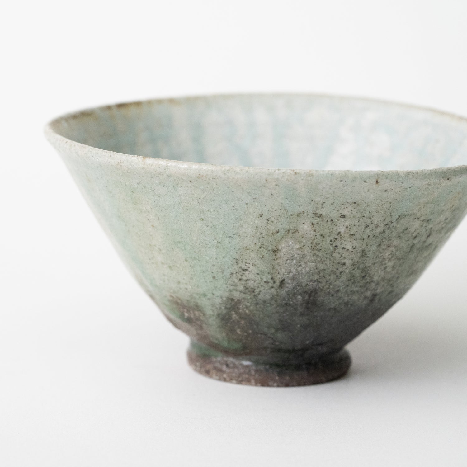 Blue Ash Glaze Rice Bowl (B) / Eijiro Tokunaga