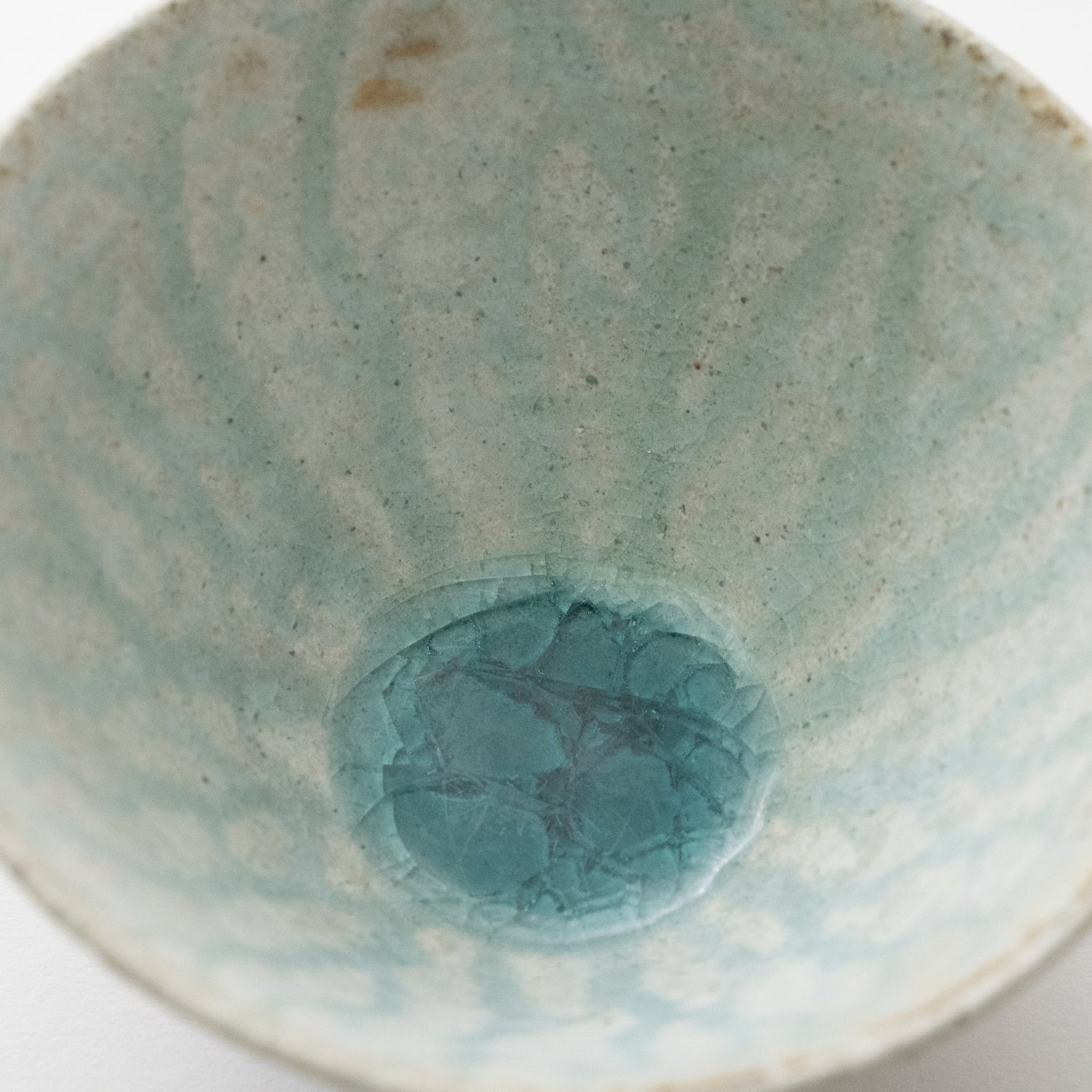 Blue Ash Glaze Rice Bowl (B) / Eijiro Tokunaga