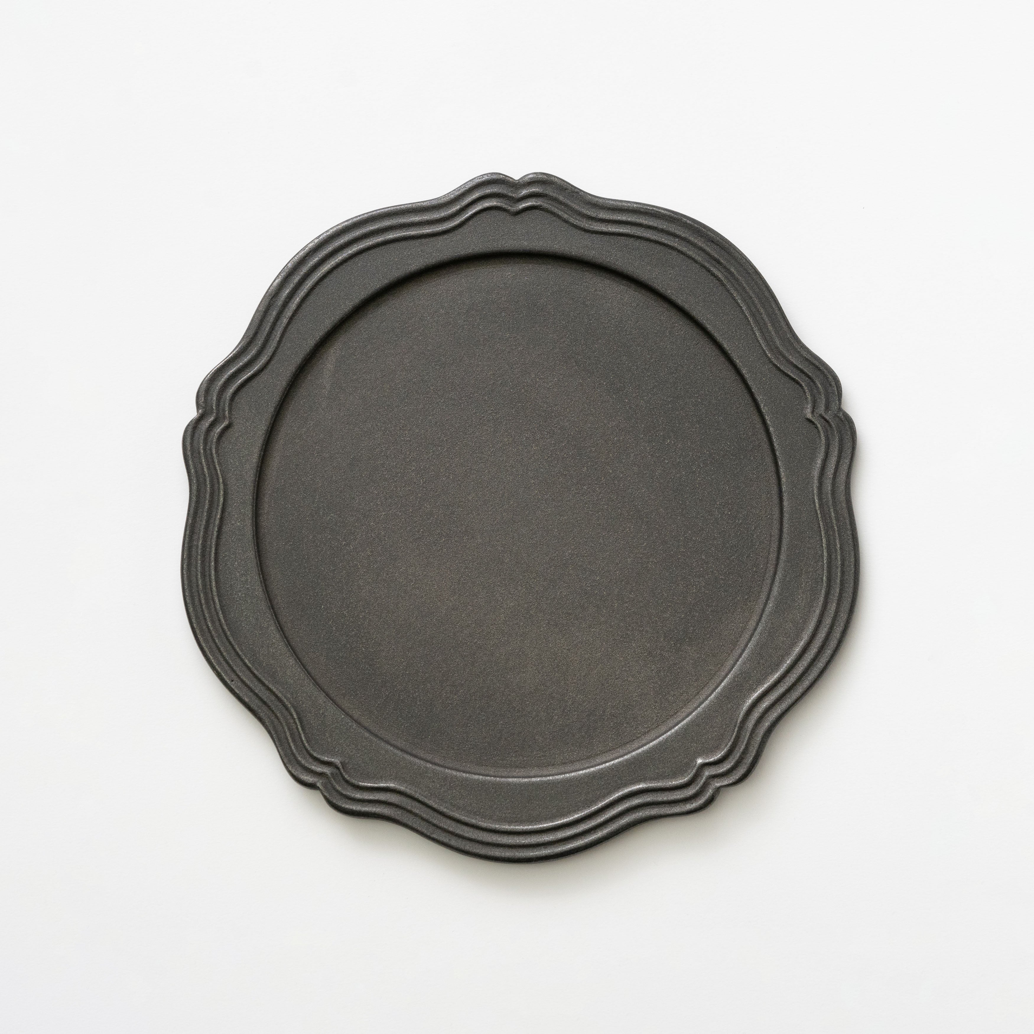 Round Flower Plate (M) / Takao Togashi