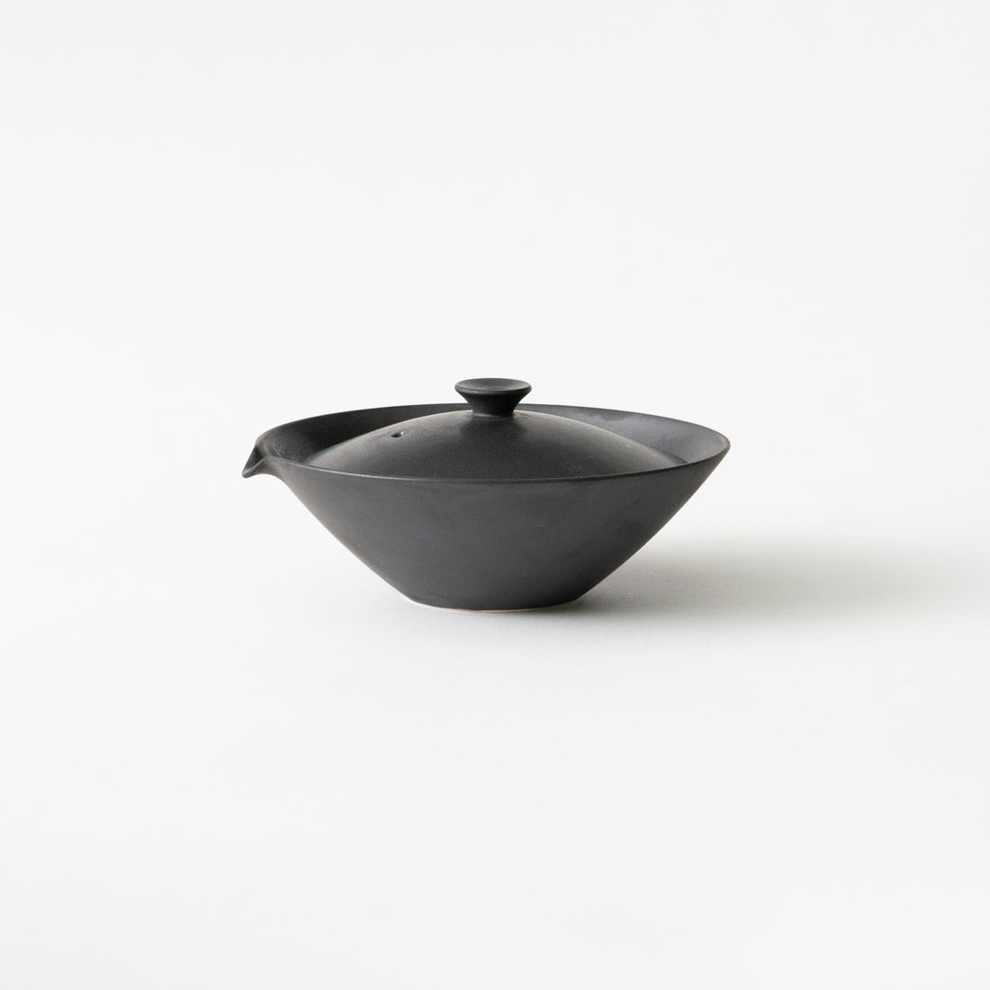 Flat Houhin / Black Glaze