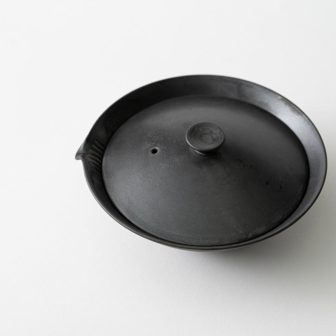 Flat Houhin / Black Glaze