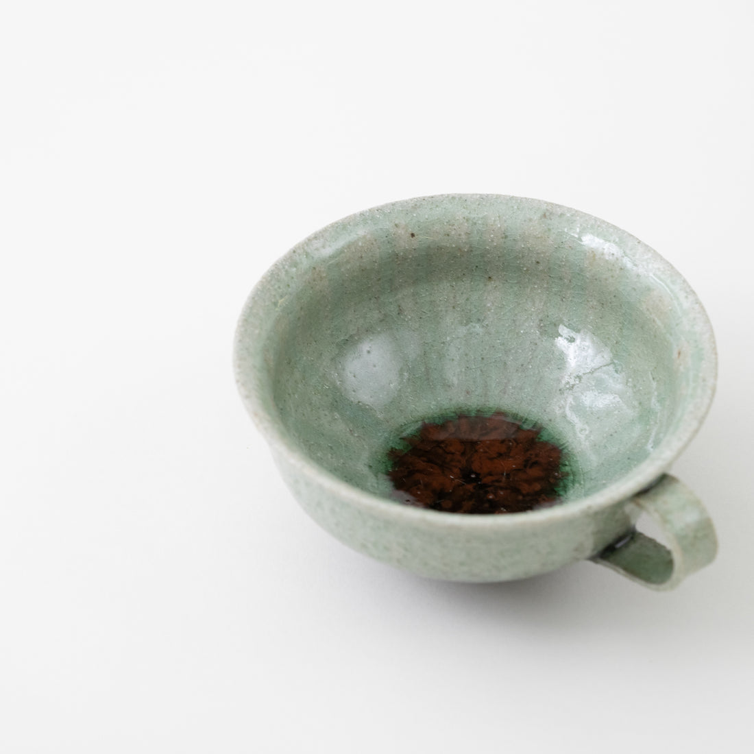 Ash Glaze Soup Cup (B) / Eijiro Tokunaga