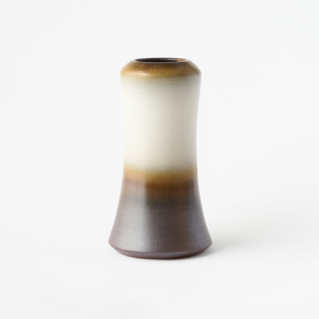 Iron Glaze Flower Vase / Takao Tahara