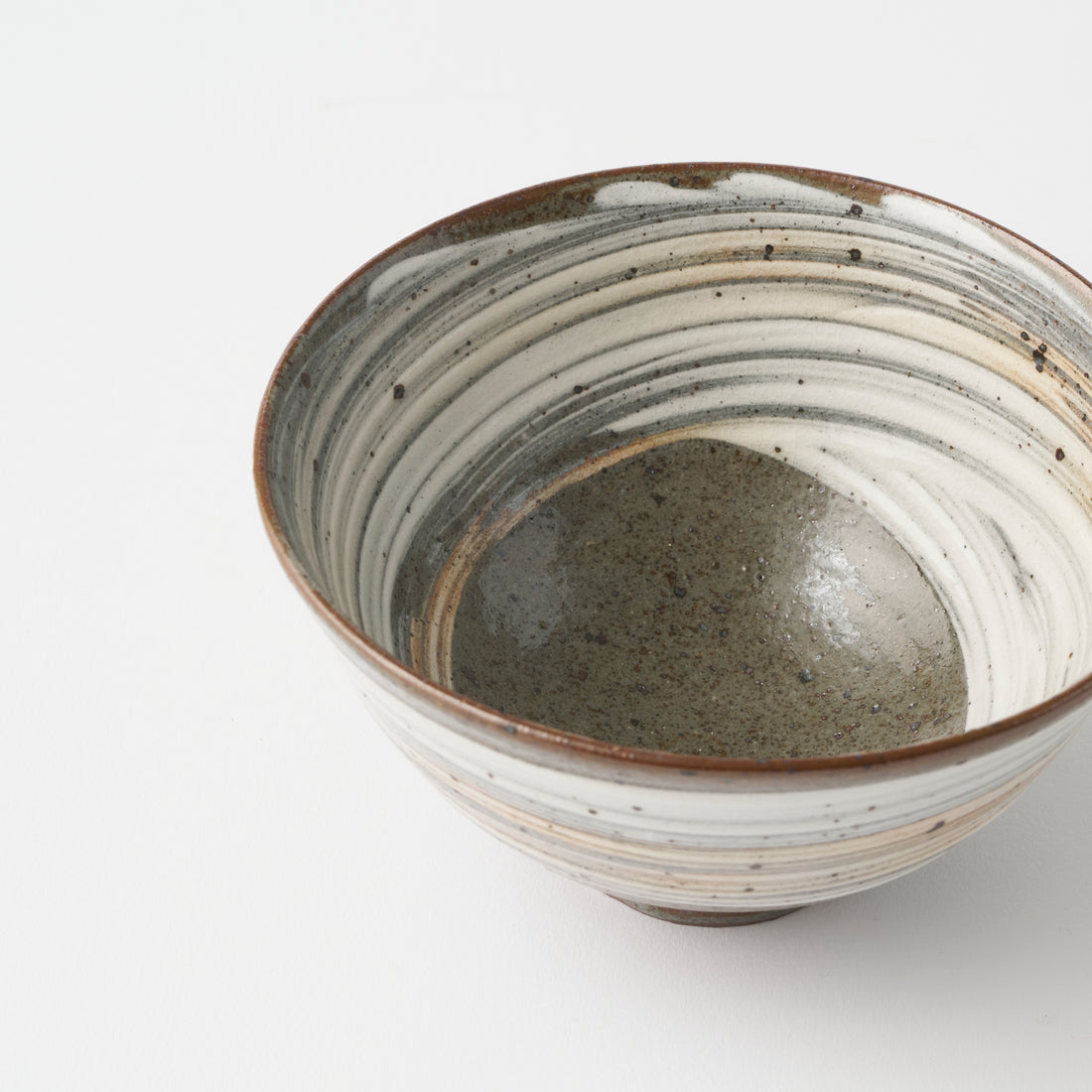 Hakeme (Brush Marked) Rice Bowl / Kenta Nakazato
