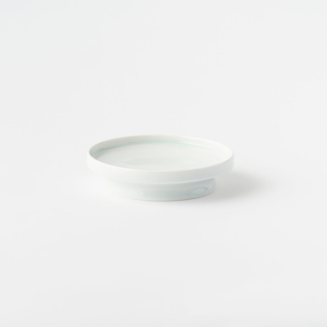 High-Footed Plate (Blue White Glaze) / Hiroshi Taruta