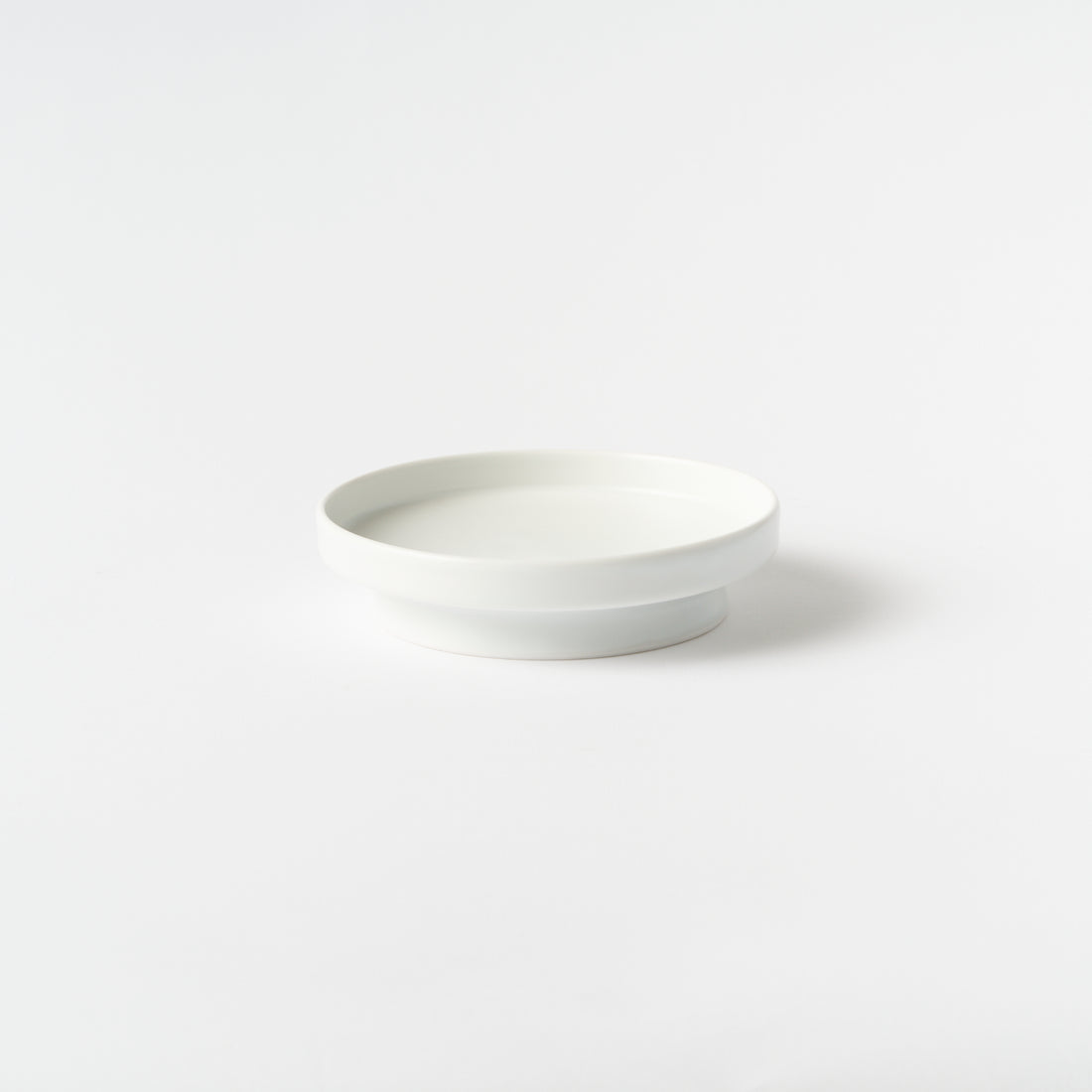 High-Footed Plate (Icy Blue Glaze) / Hiroshi Taruta