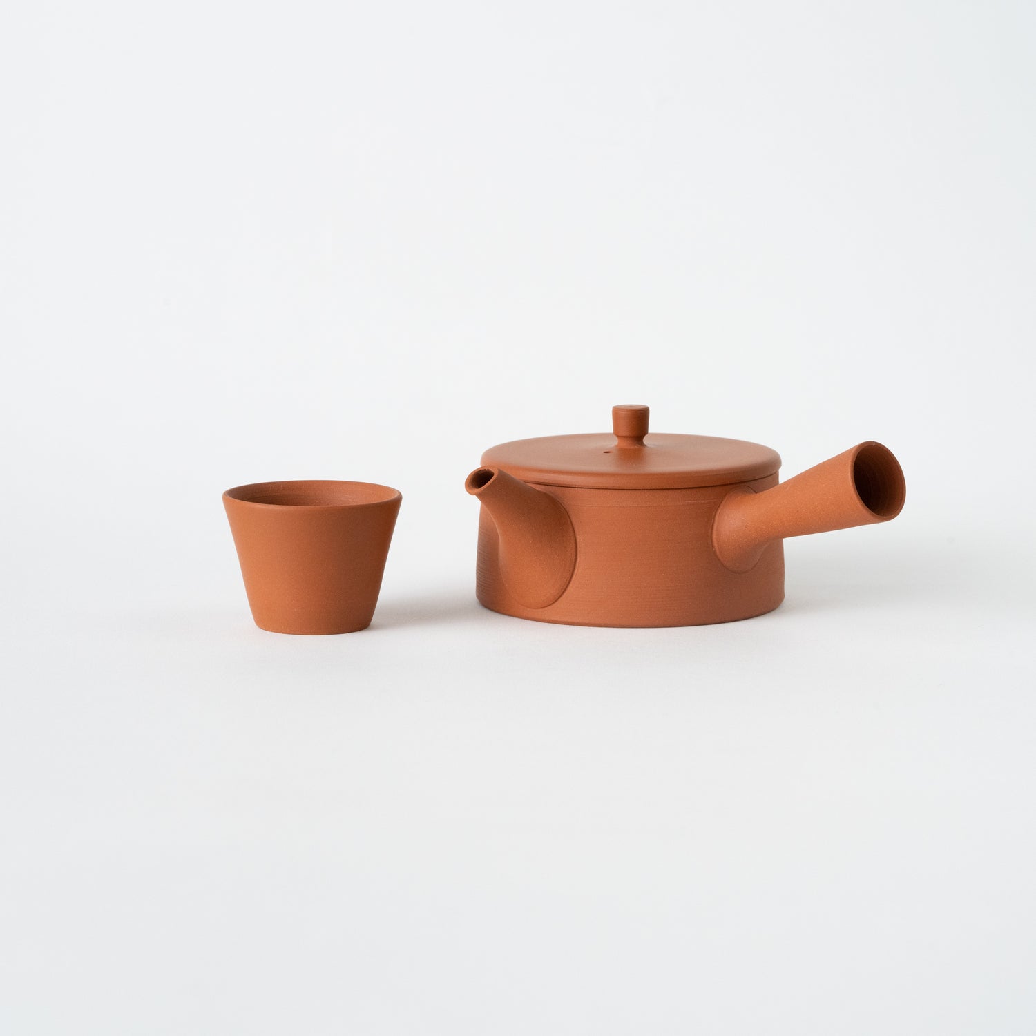 No.63 Red Clay Cylindrical Tea Pot