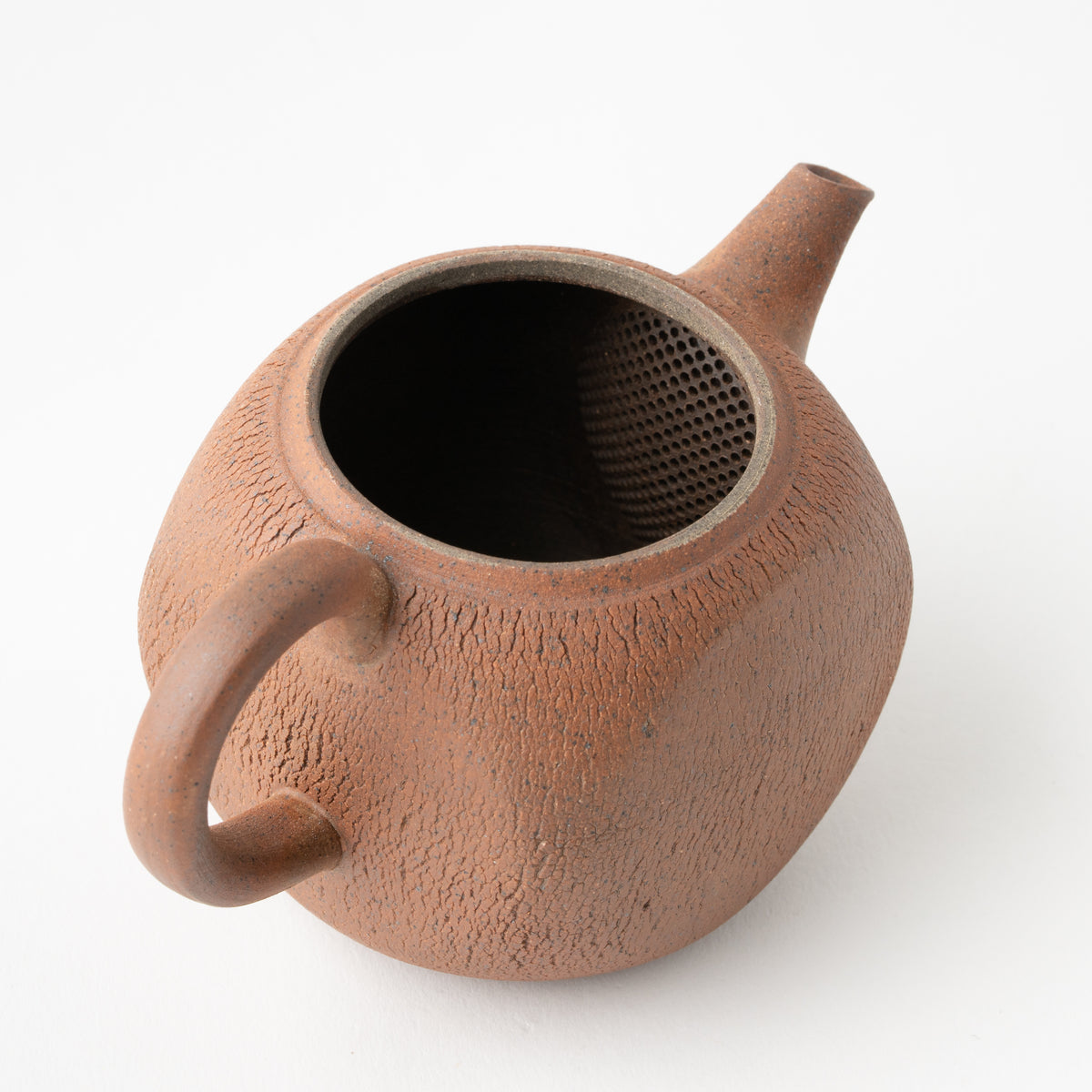 No.34 Arashbori Teapot / Maroon Brown