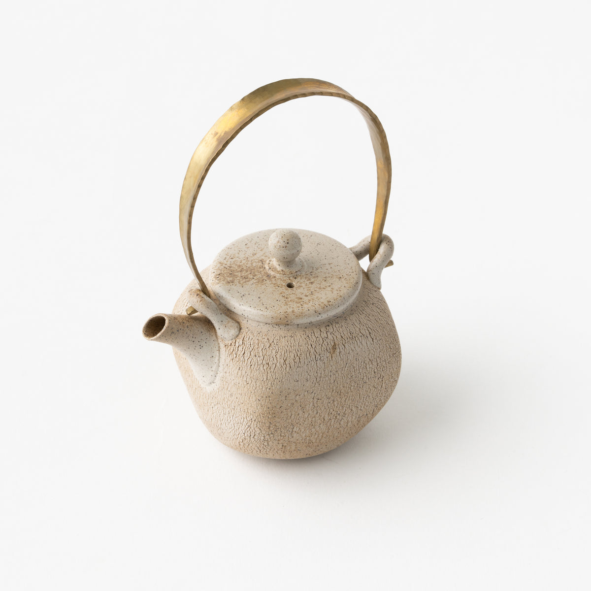 No.38 Arashbori Teapot / White