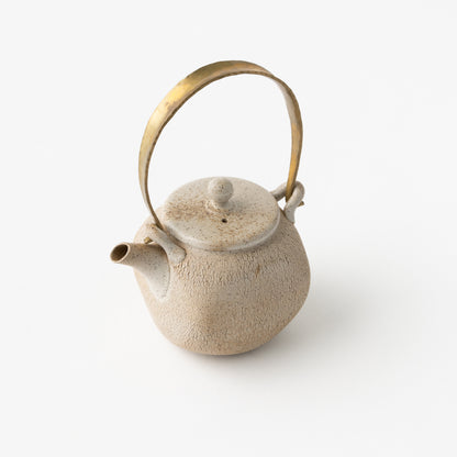 No.38 Arashbori Teapot / White