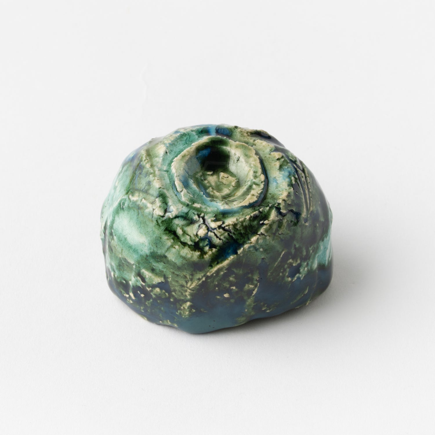 No. 42 Oribe Sake Cup in Box / Makoto Yamaguchi