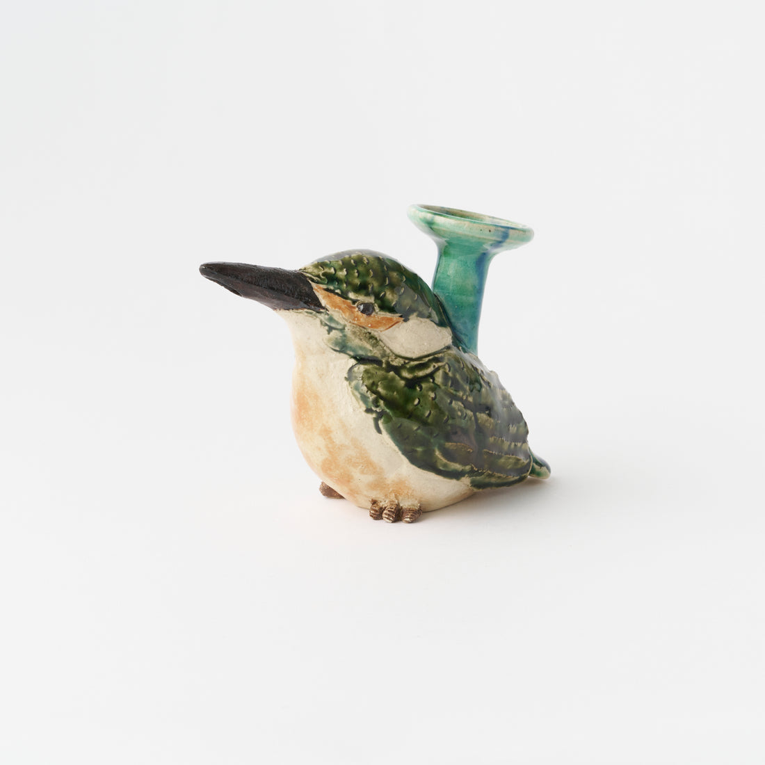 Kingfisher Sake Server (Green) / Teppei Terada