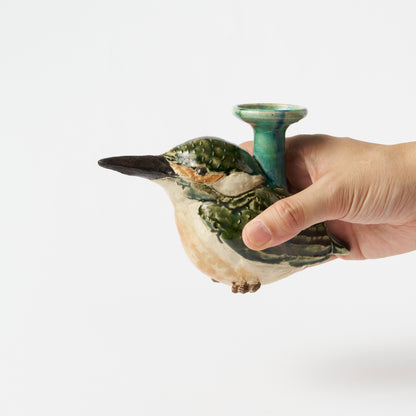 Kingfisher Sake Server (Green) / Teppei Terada