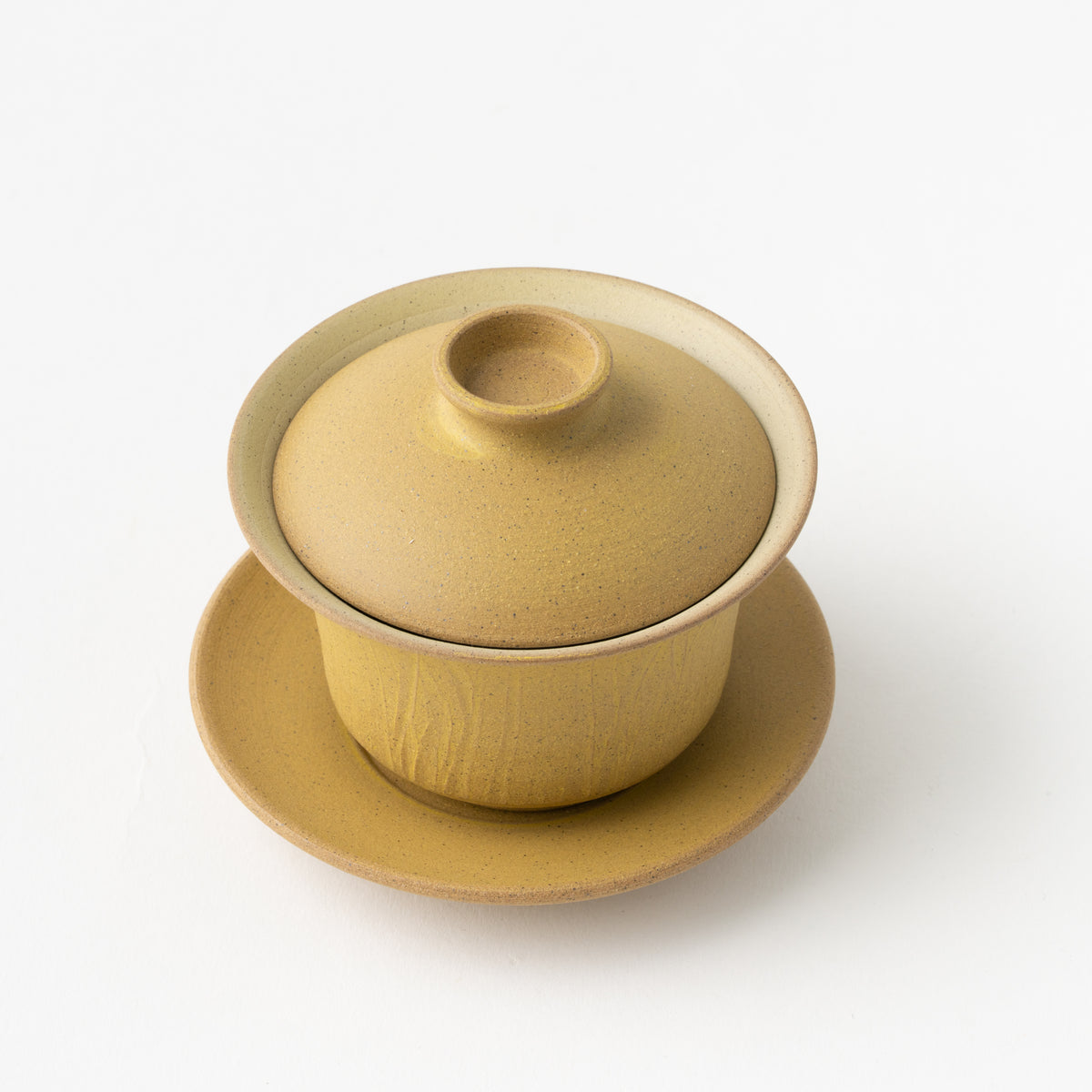 No.64 Teacup with Lid &amp; Saucer / Yamabuki