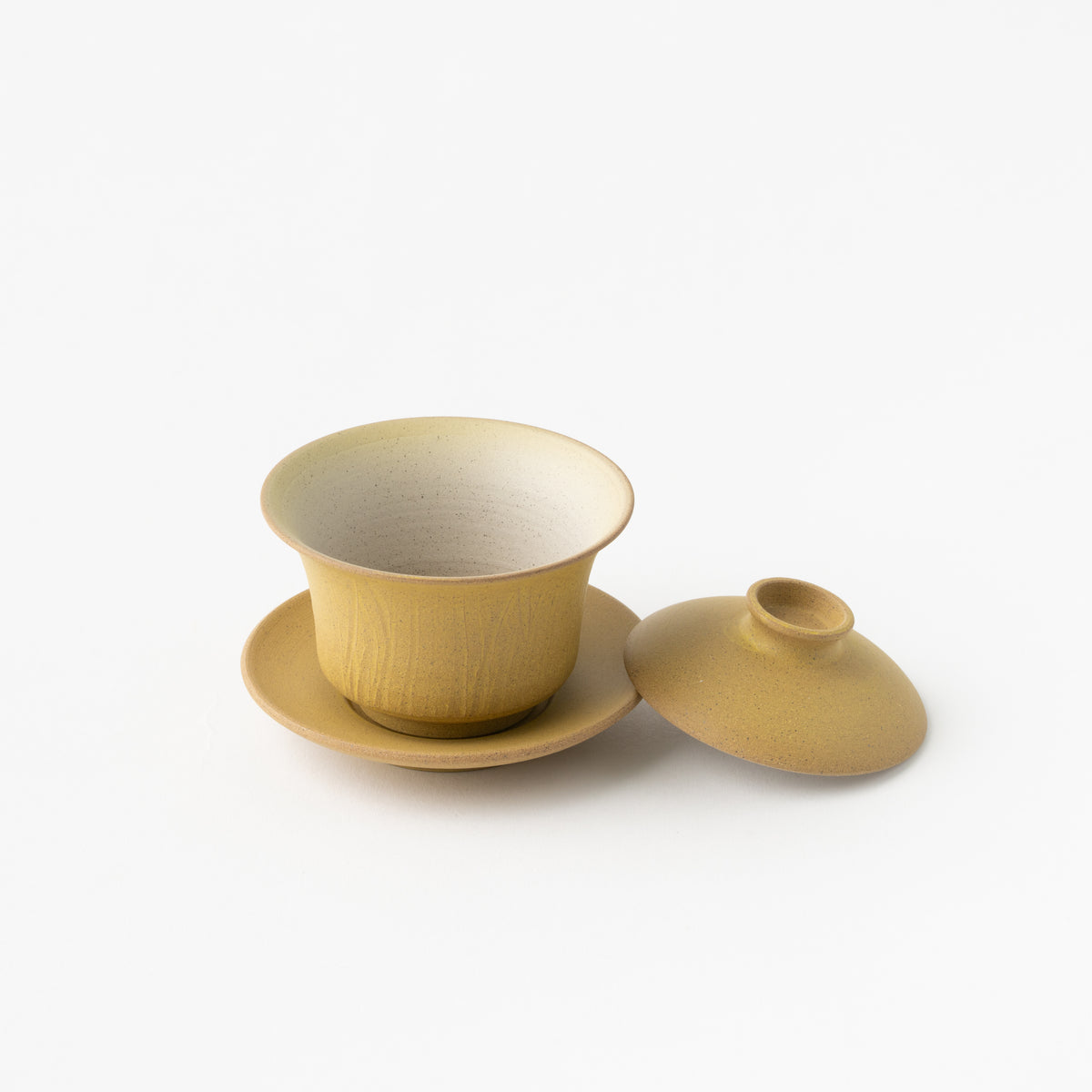 No.64 Teacup with Lid &amp; Saucer / Yamabuki