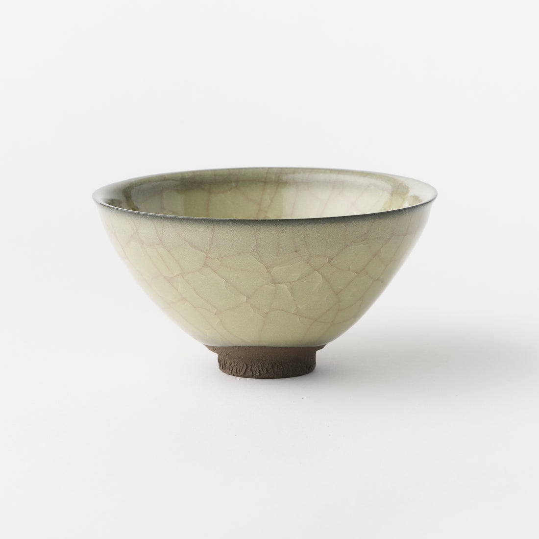 Moegiji Yellow Tea Bowl / Nobuyuki Kimura