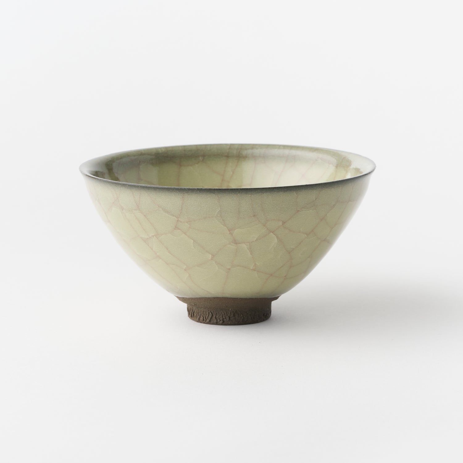 Moegiji Yellow Tea Bowl / Nobuyuki Kimura