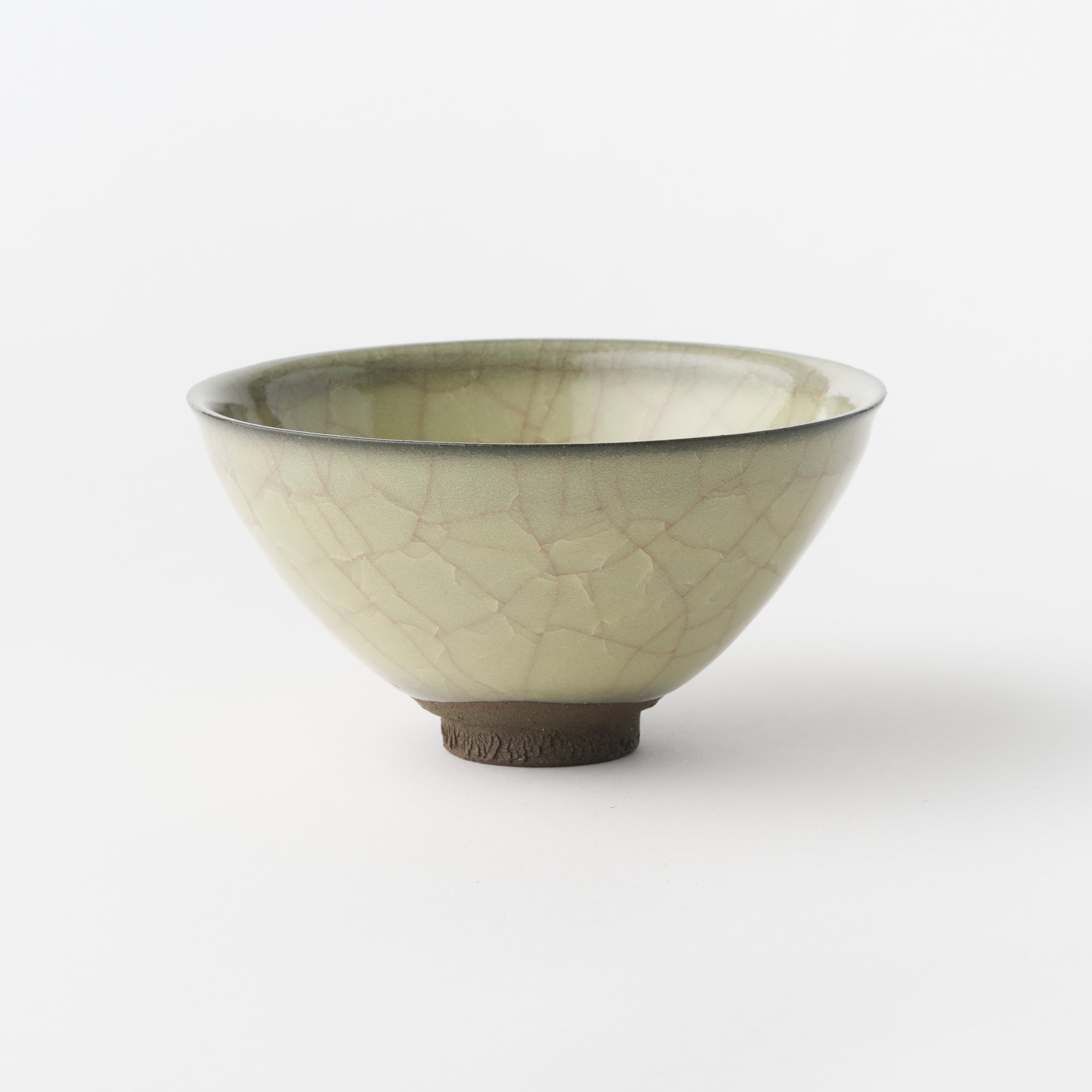 Moegiji Yellow Tea Bowl / Nobuyuki Kimura