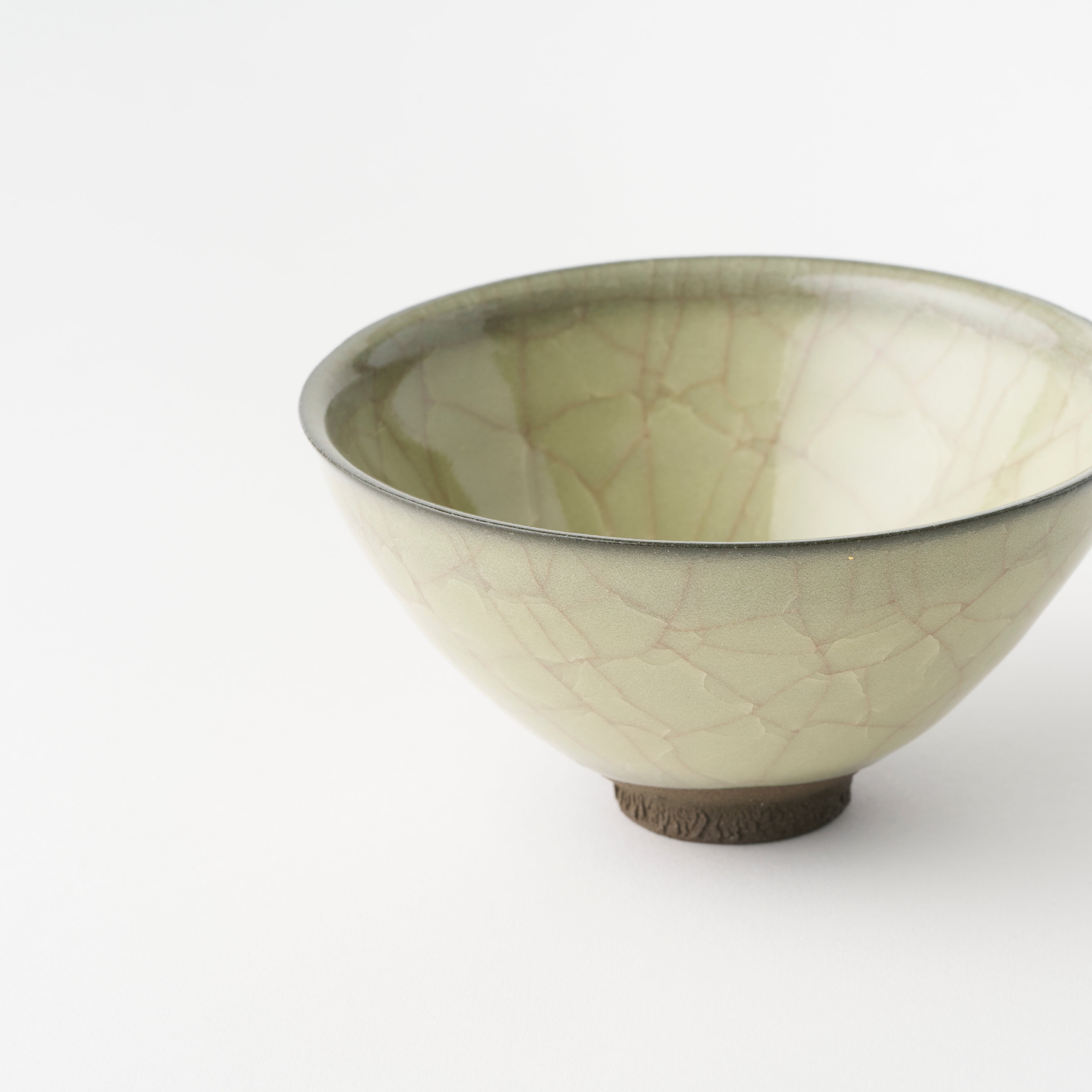 Moegiji Yellow Tea Bowl / Nobuyuki Kimura