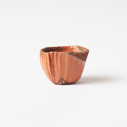 Red Raku Sake Cup / Hideki Yanashita