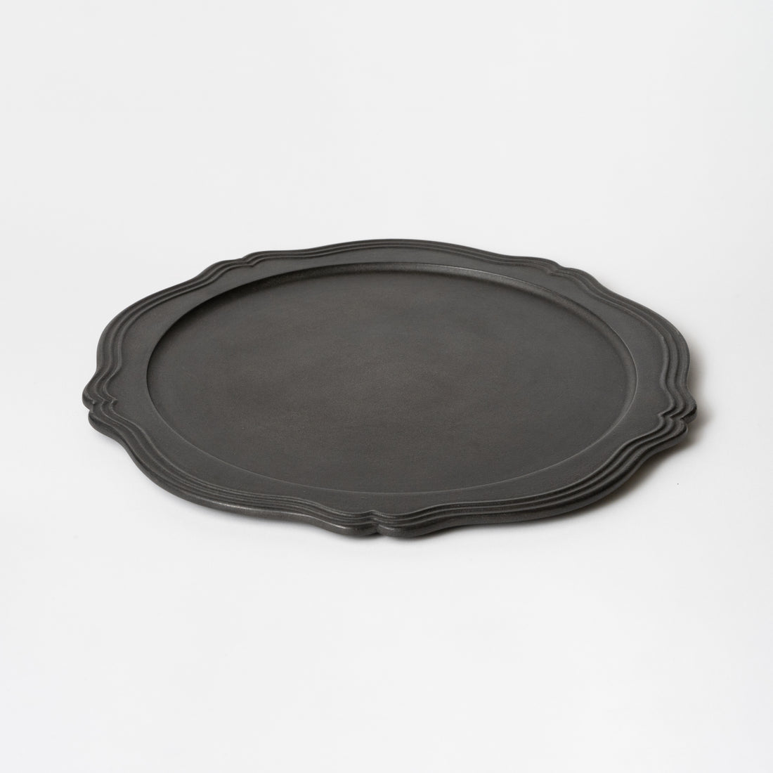 Round Flower Plate (M) / Takao Togashi