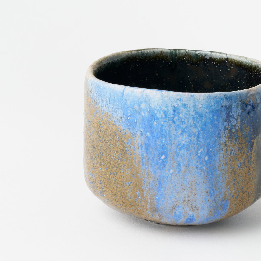 No.46 Ruri-guro Style (Azure Black) Tea Bowl / Ryotaro Kato