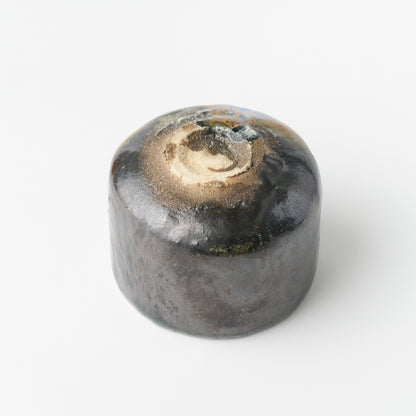 No.46 Ruri-guro Style (Azure Black) Tea Bowl / Ryotaro Kato