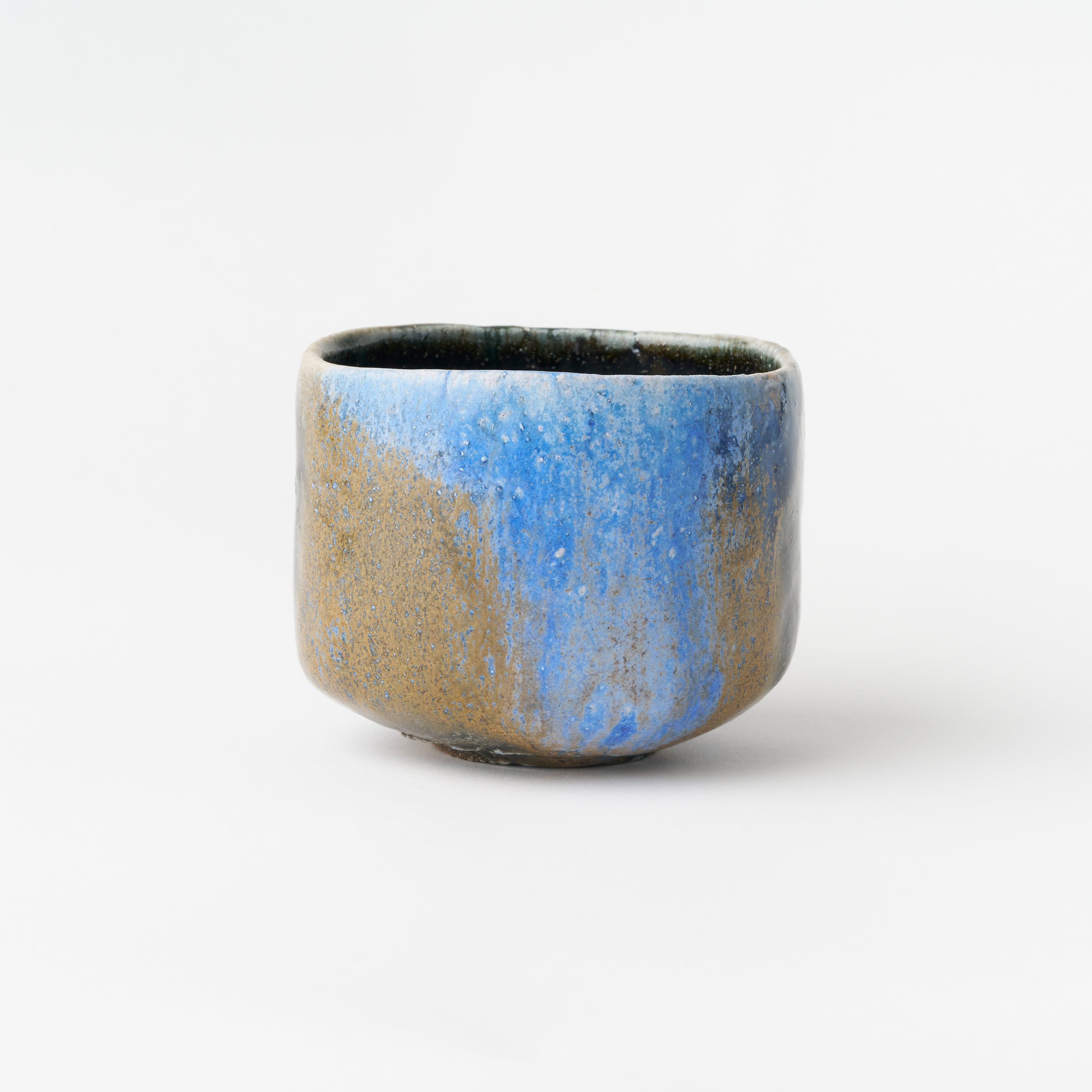 No.46 Ruri-guro Style (Azure Black) Tea Bowl / Ryotaro Kato