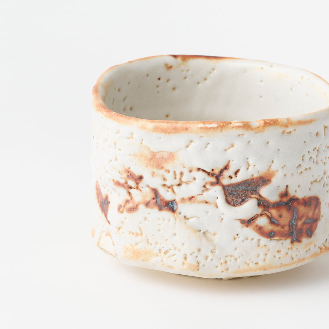 No.7 Shino Style Tea Bowl / Ryotaro Kato