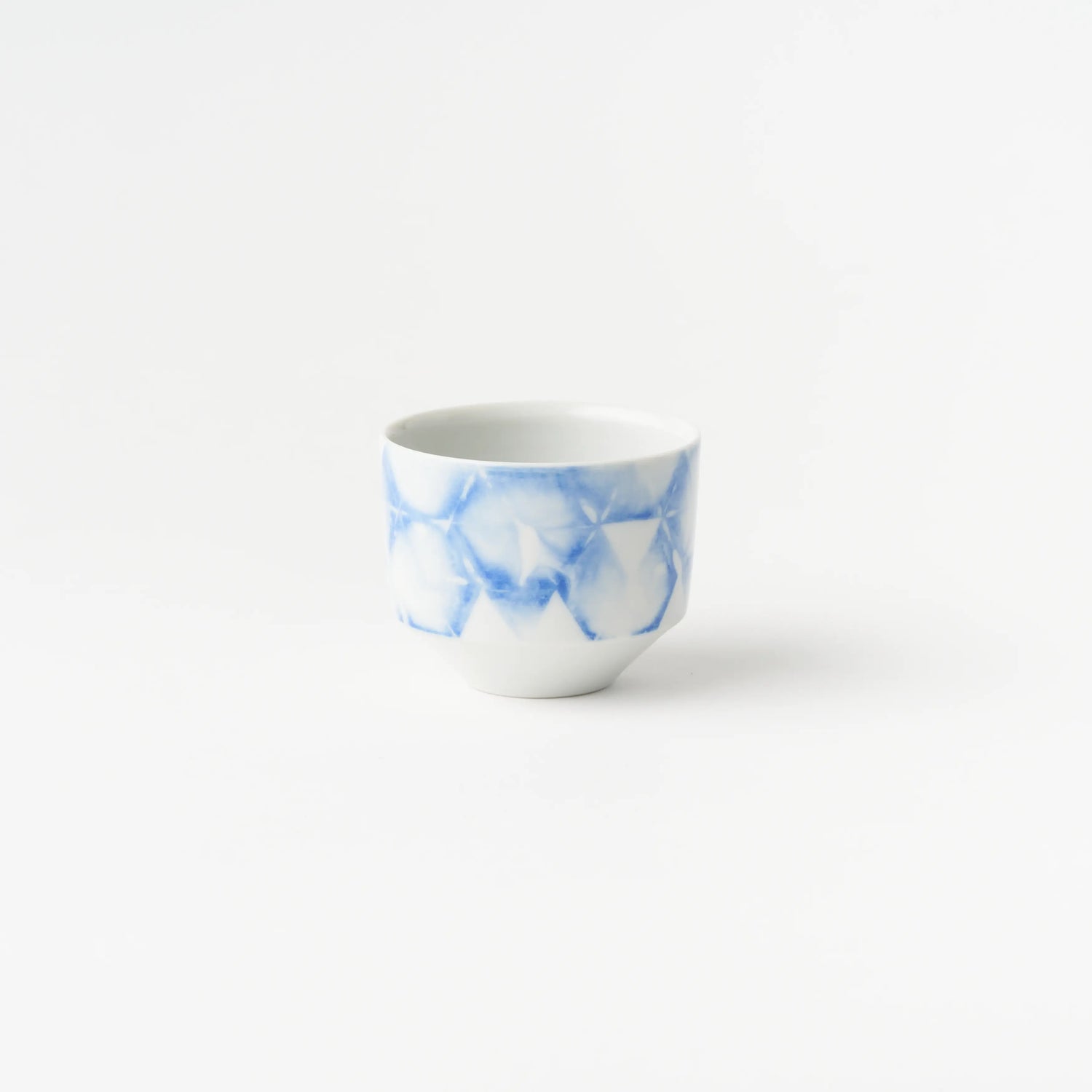Sake Cup Sankaku-Blue / Ai Inoue