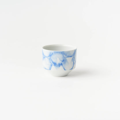 Sake Cup Sankaku-Blue / Ai Inoue