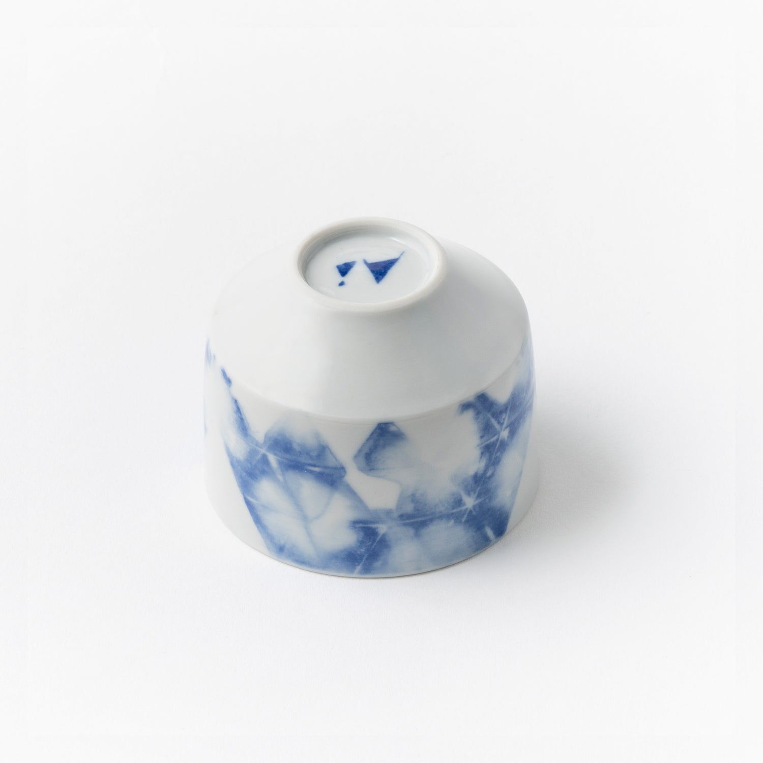Sake Cup Sankaku-Blue / Ai Inoue