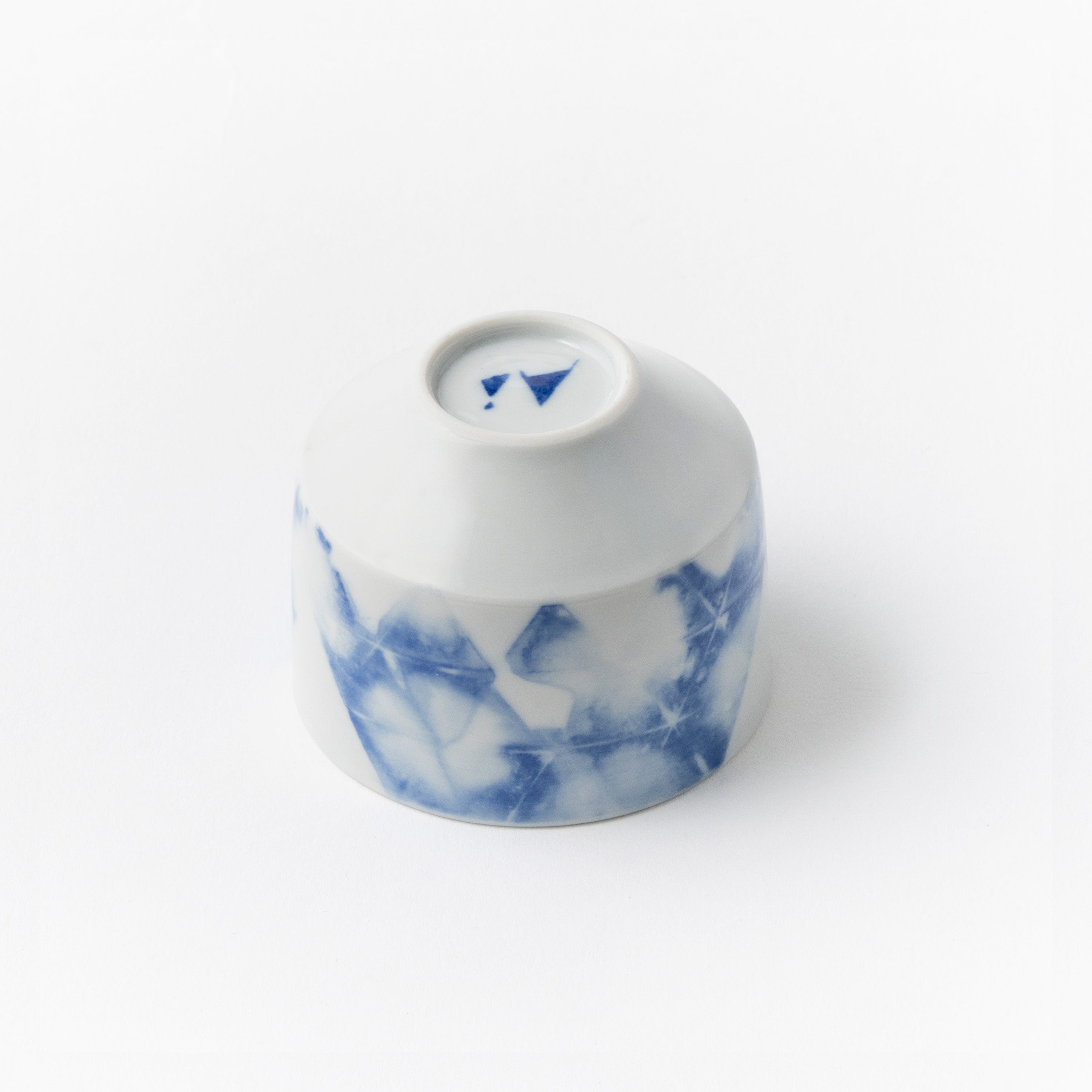 Sake Cup Sankaku-Blue / Ai Inoue