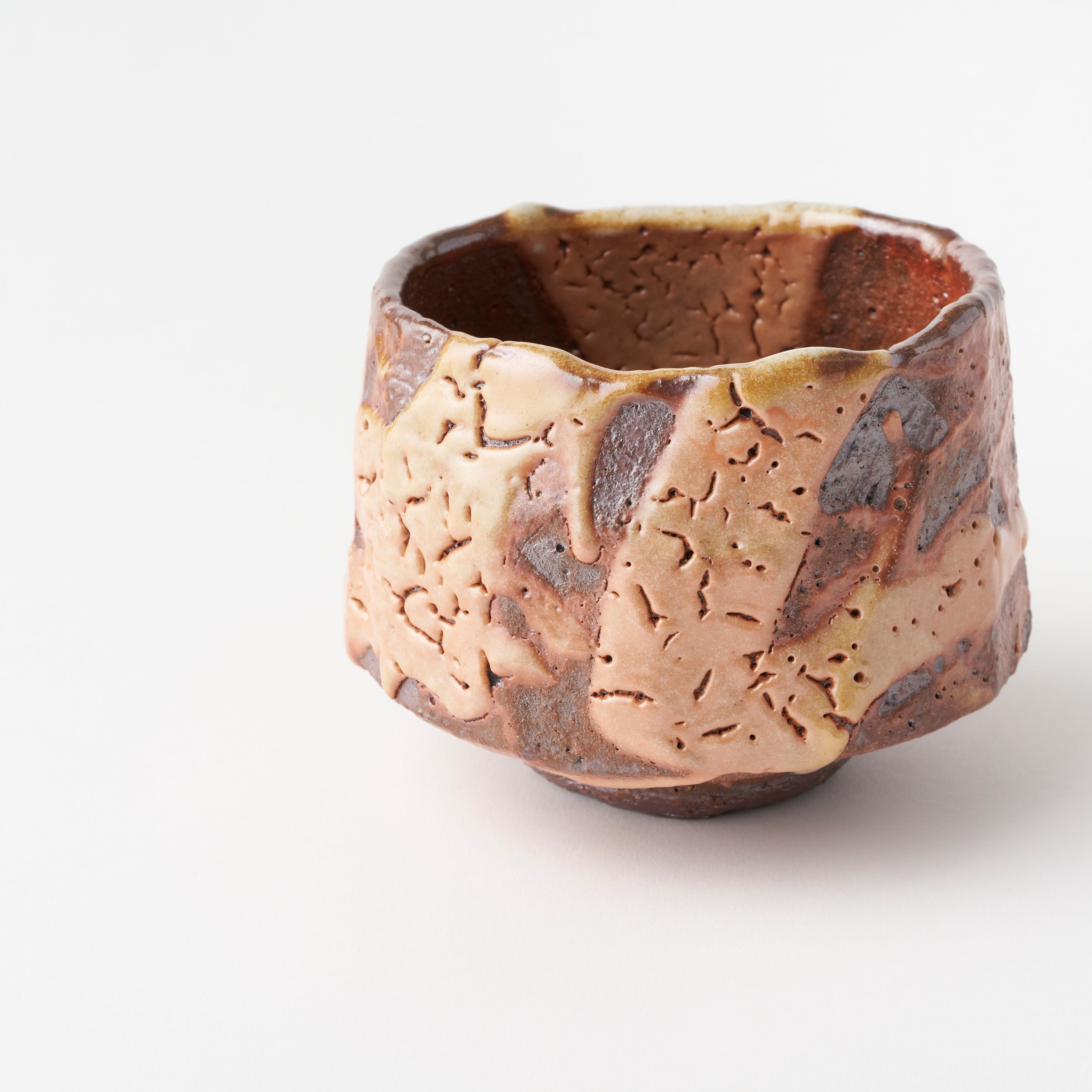 Yohen Shino Tea Bowl in Box / Takashi Baba