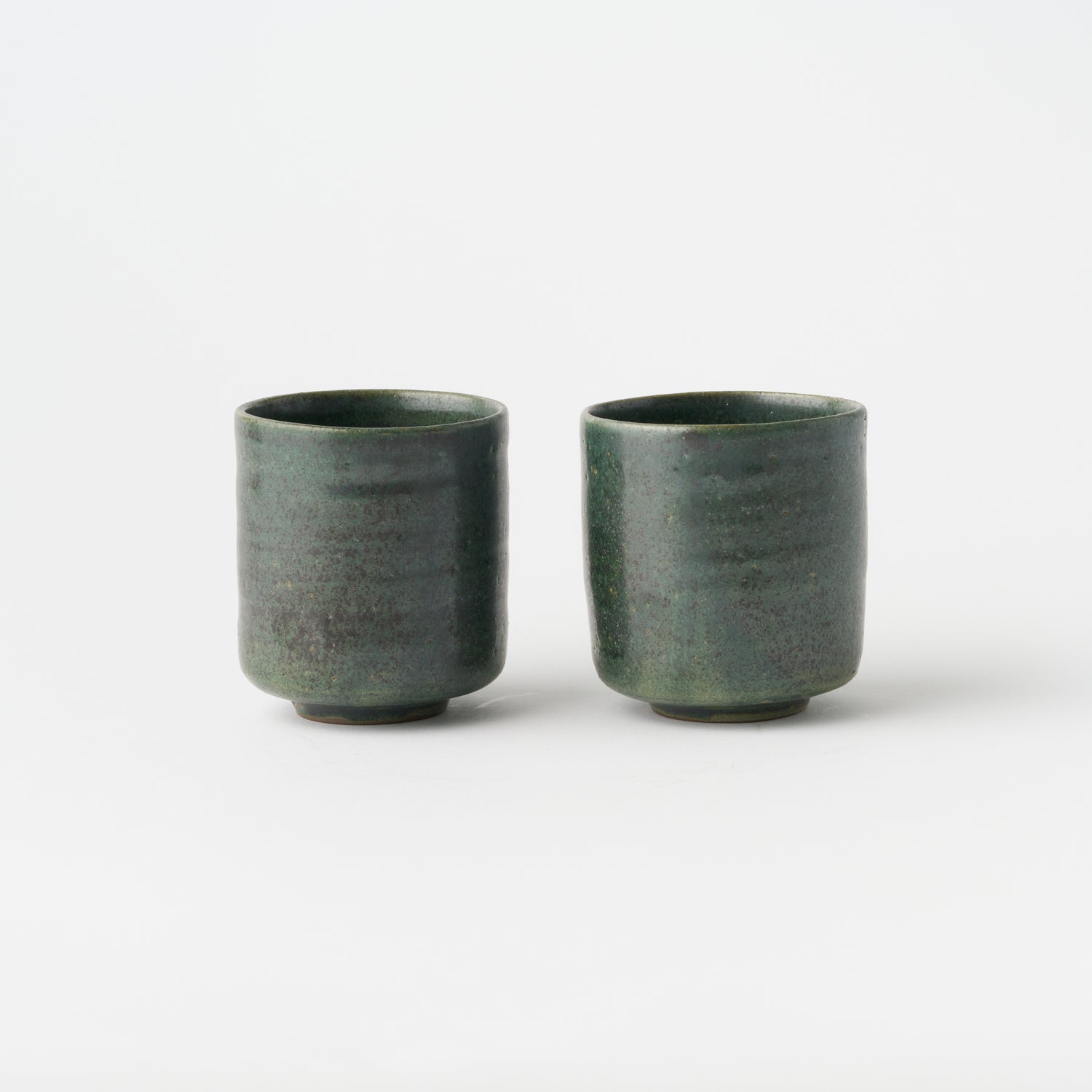 Tea Cup with Green Glaze / Kenta Nakazato