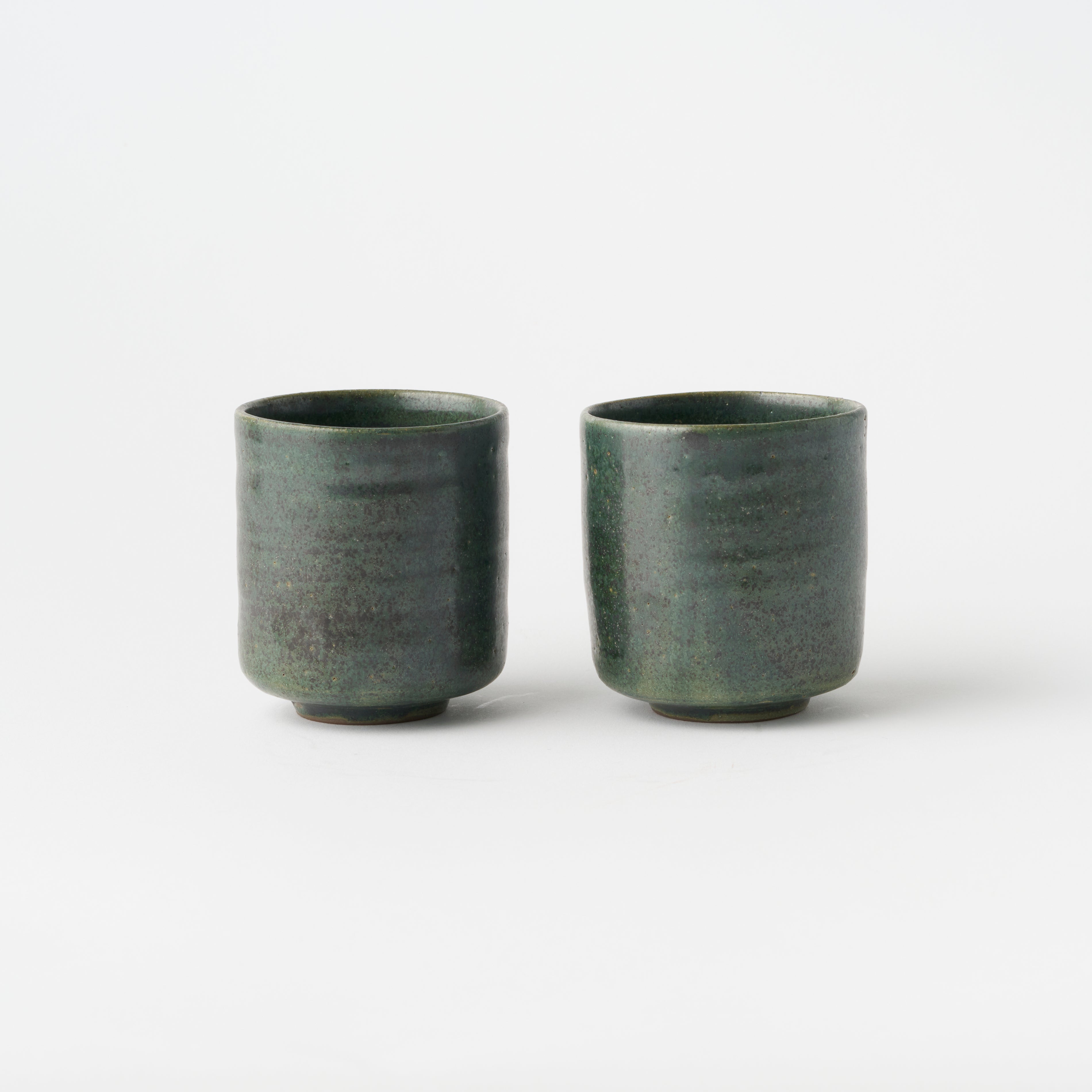 Tea Cup with Green Glaze / Kenta Nakazato