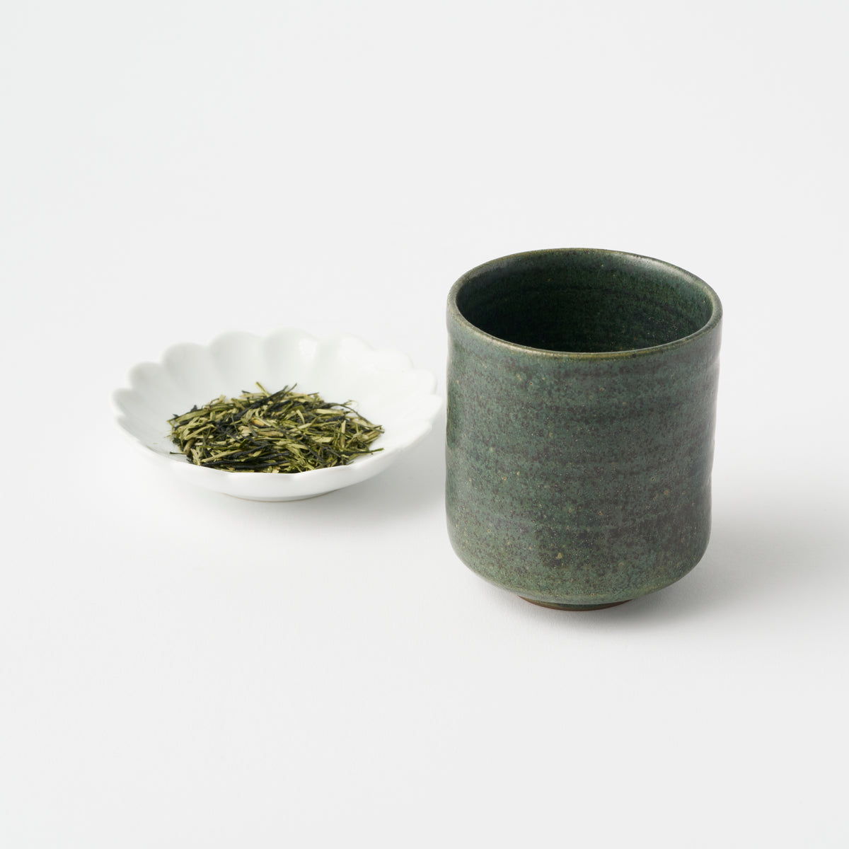 Tea Cup with Green Glaze / Kenta Nakazato