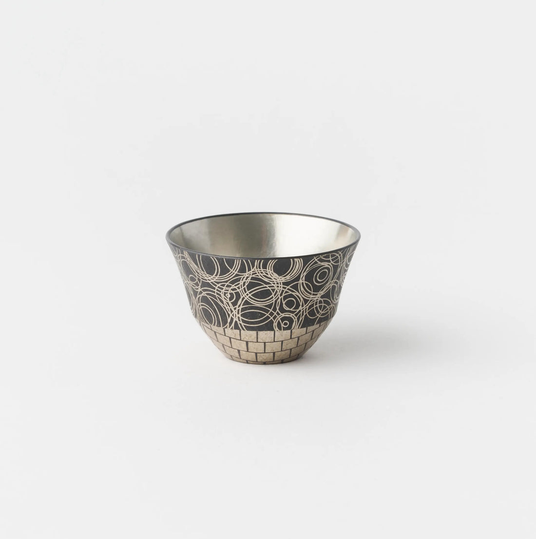 Tin Color Sake Cup “Ameato” / Kotaro Uranaka