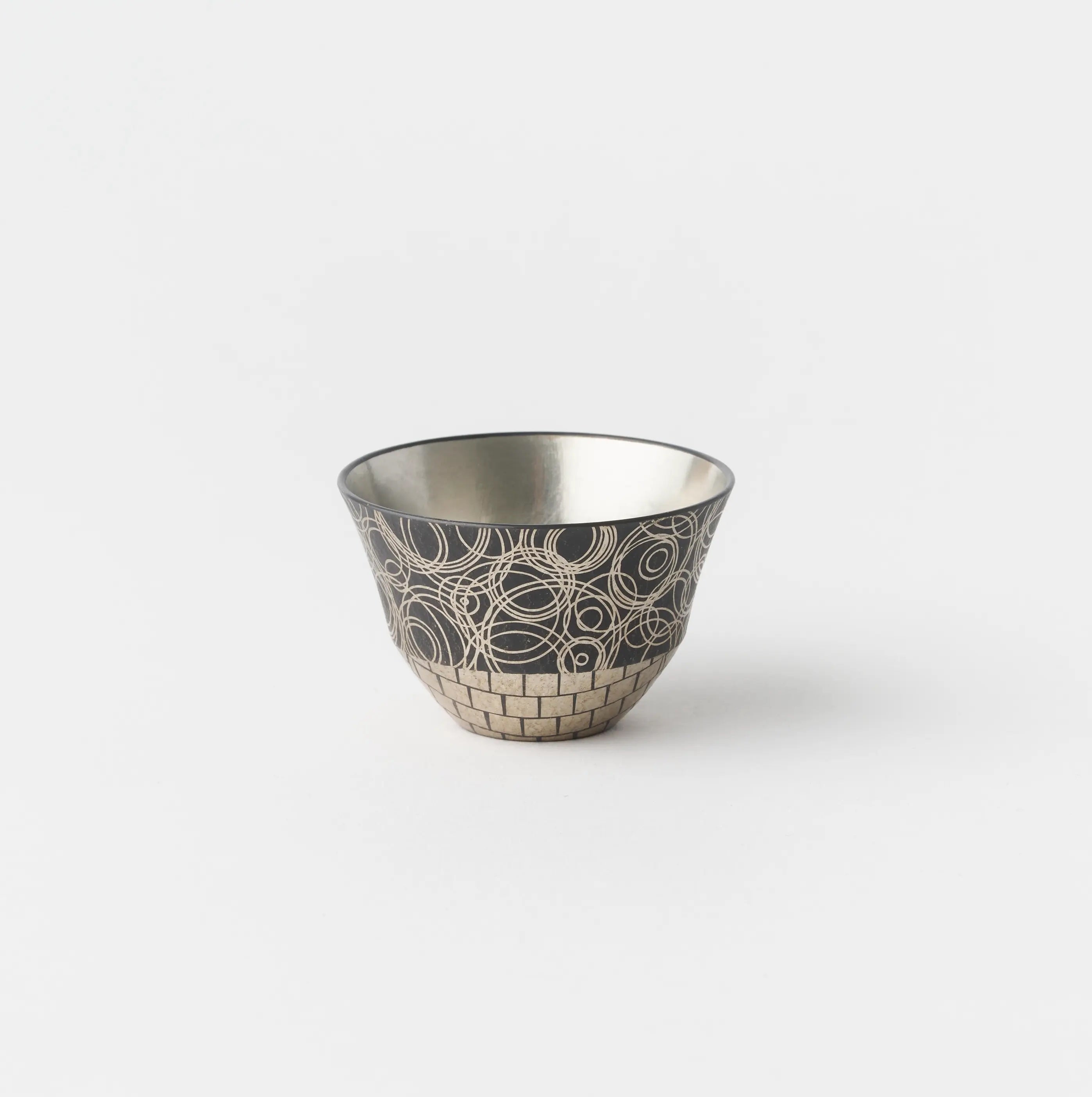 Tin Color Sake Cup “Ameato” / Kotaro Uranaka