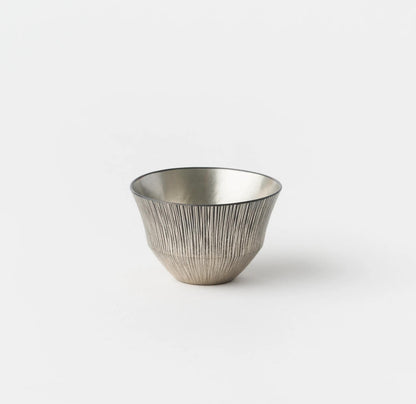 Tin Color Sake Cup “Itosame” / Kotaro Uranaka