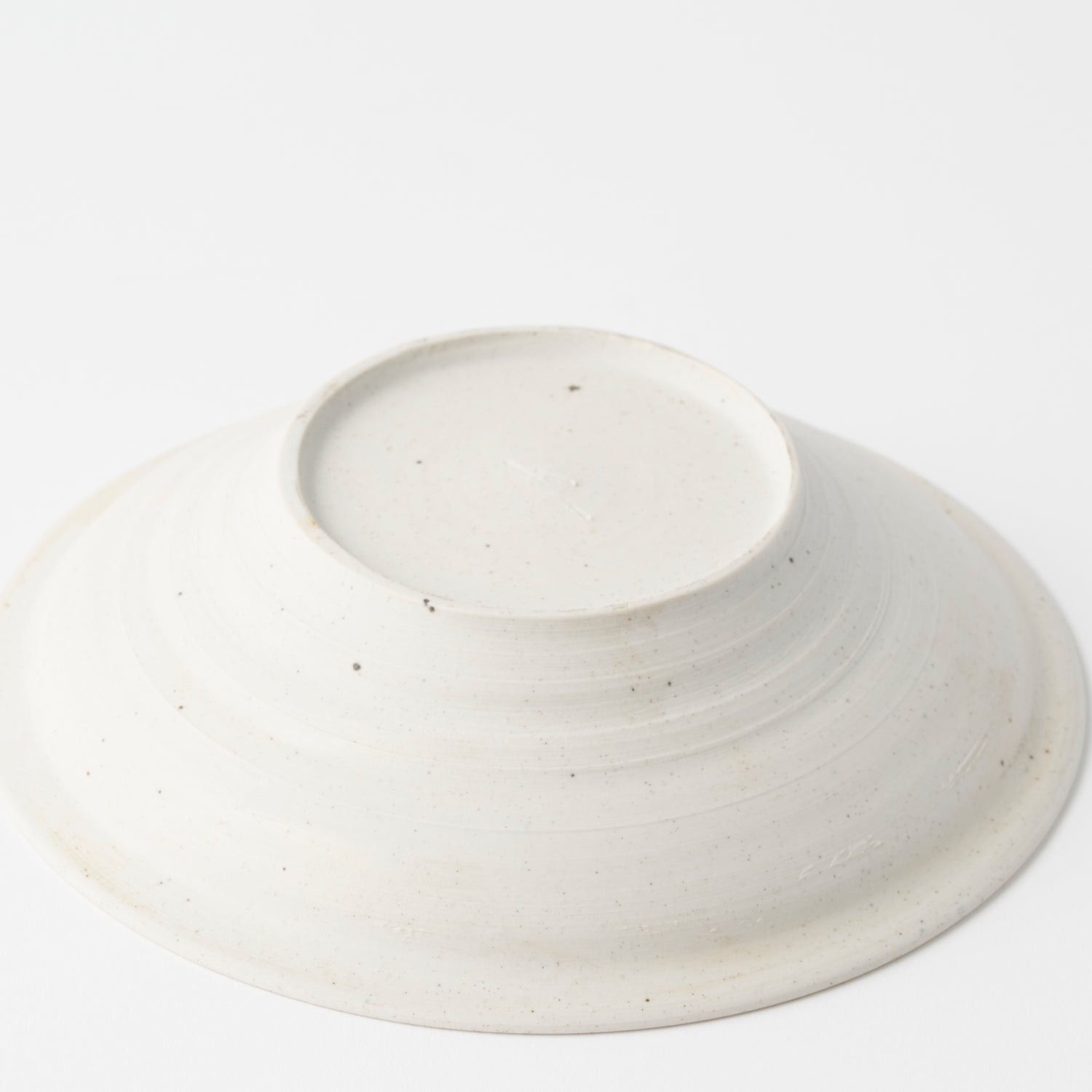White Porcelain Plate / Kenta Nakazato