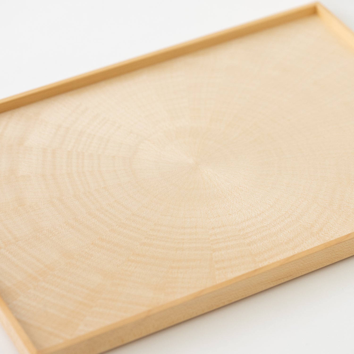 Rectangle Rays Tray / White Sycamore