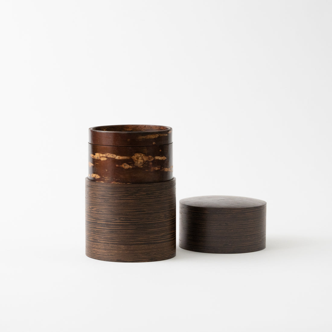 Obizutsu Tea Caddy (Large) / Wenge