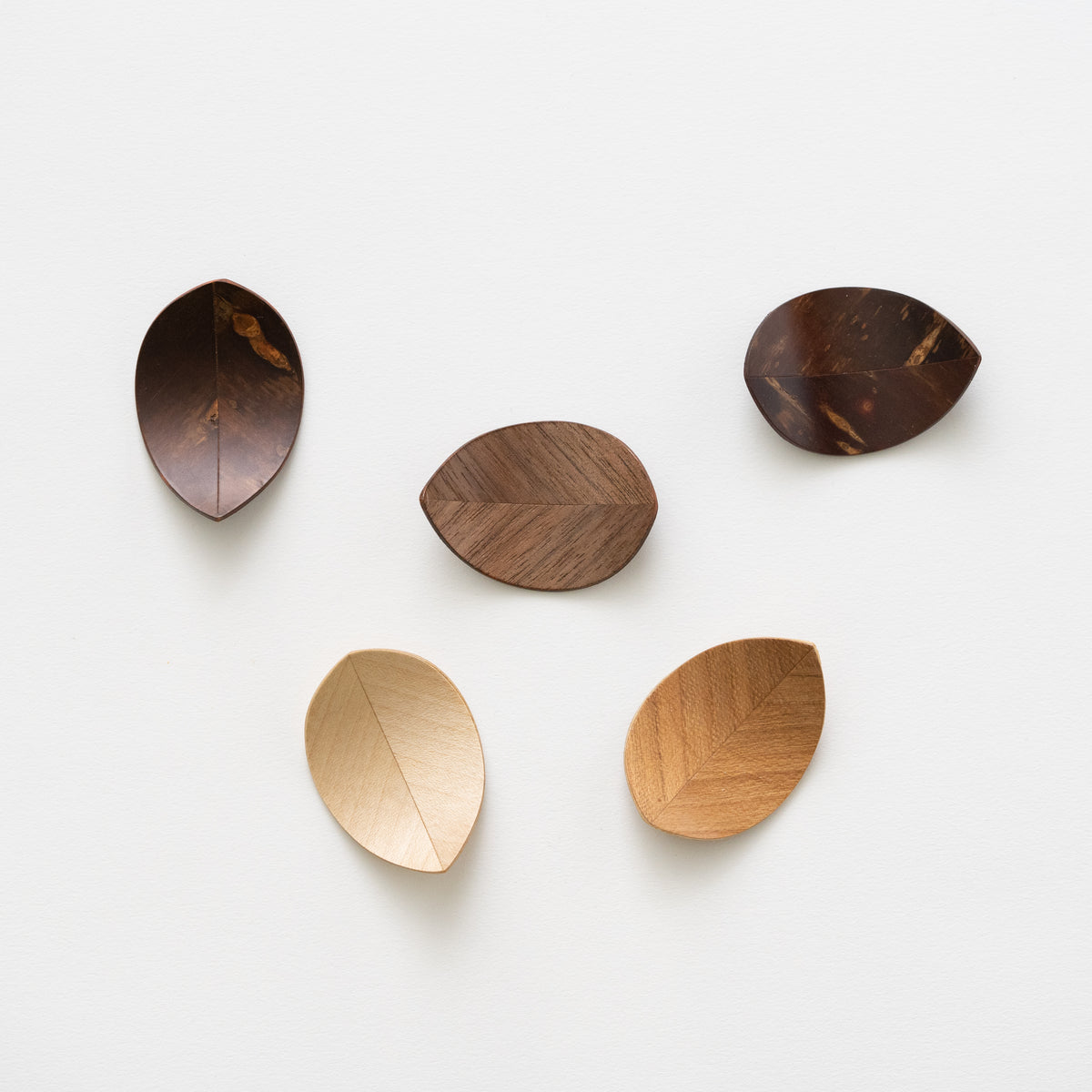 Leaf-Shaped Chopstick Rests 5pcs Set