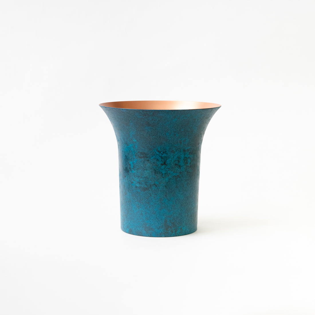 Copper Champagne Cooler / Blue