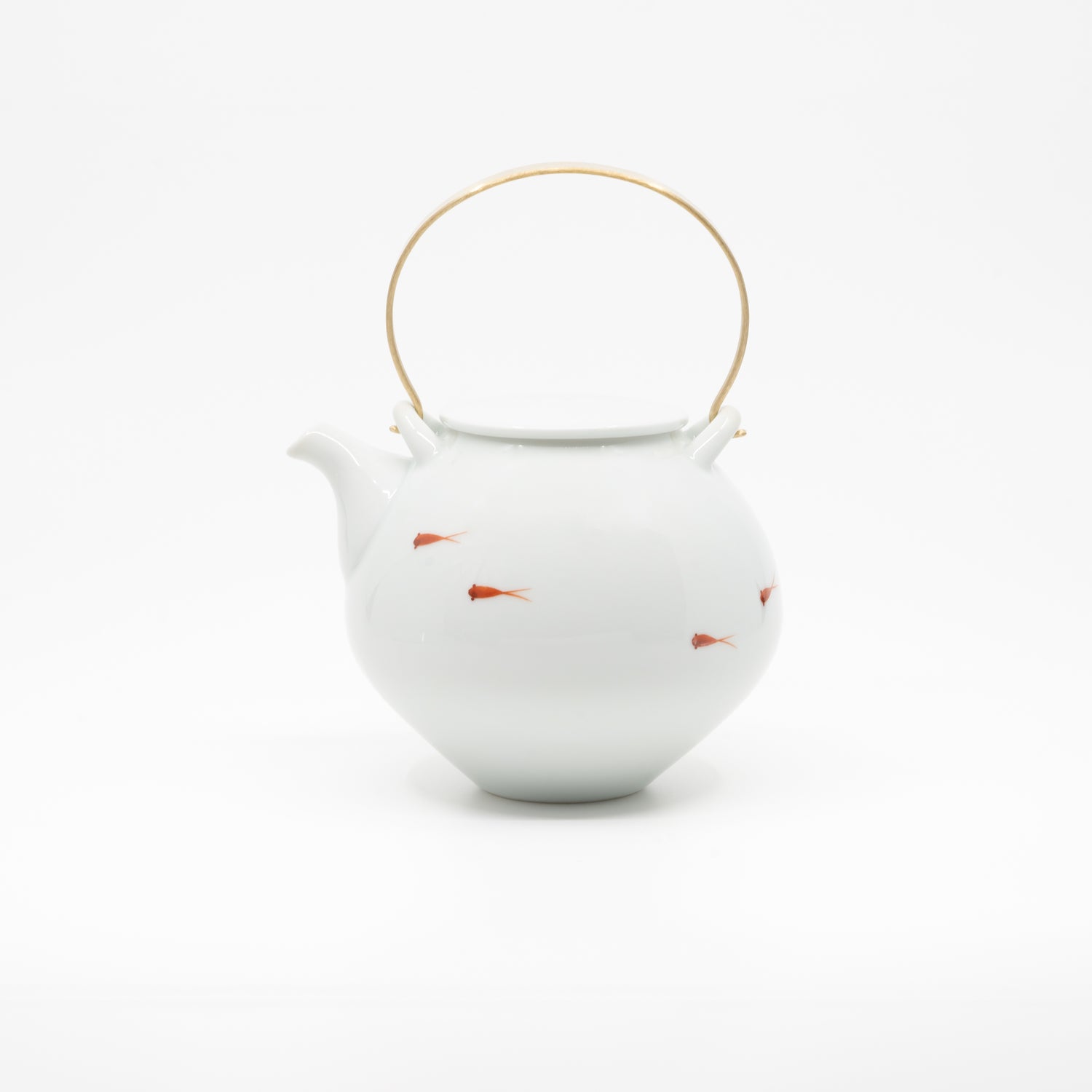 Large Tea Pot / Red Killifish