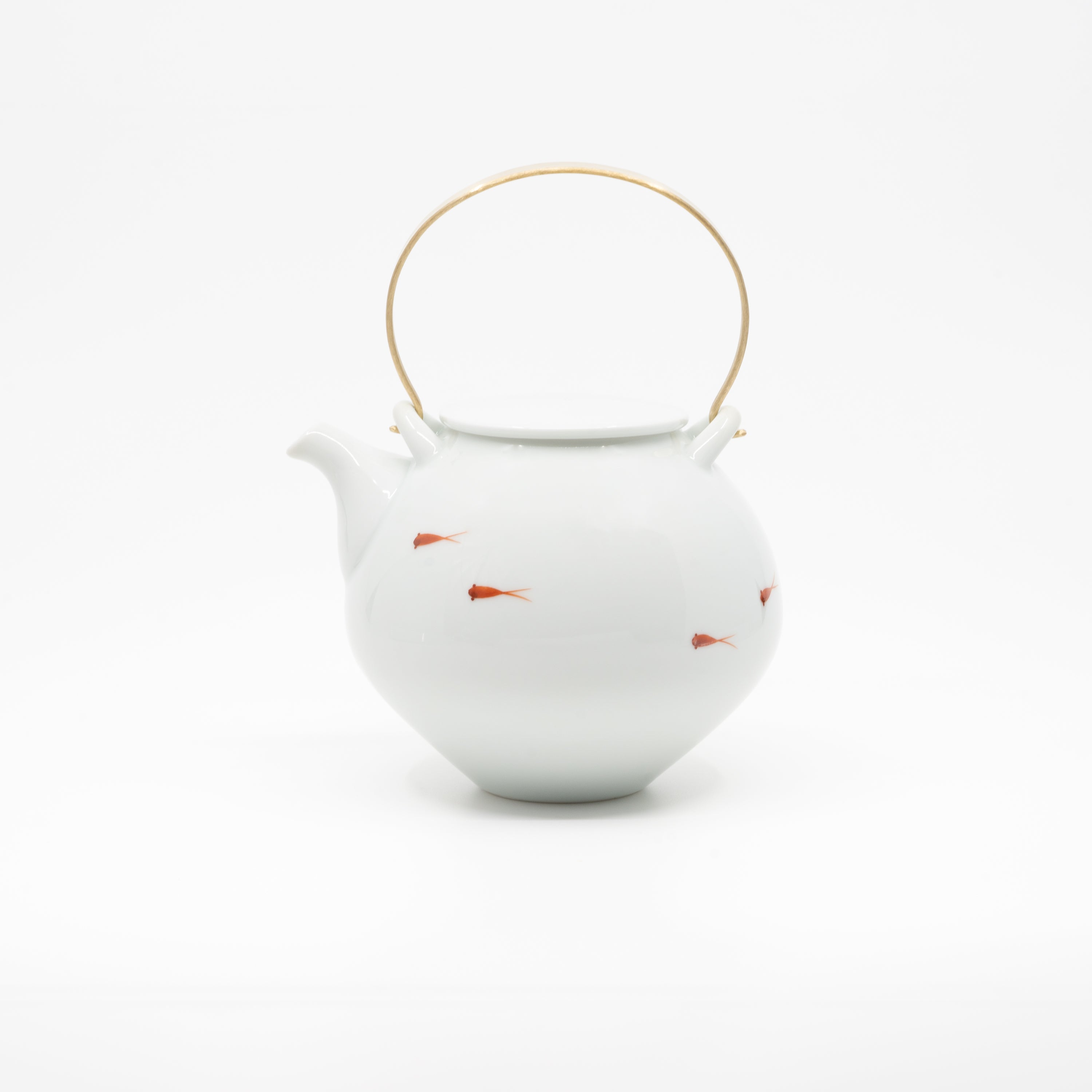 Large Tea Pot / Red Killifish