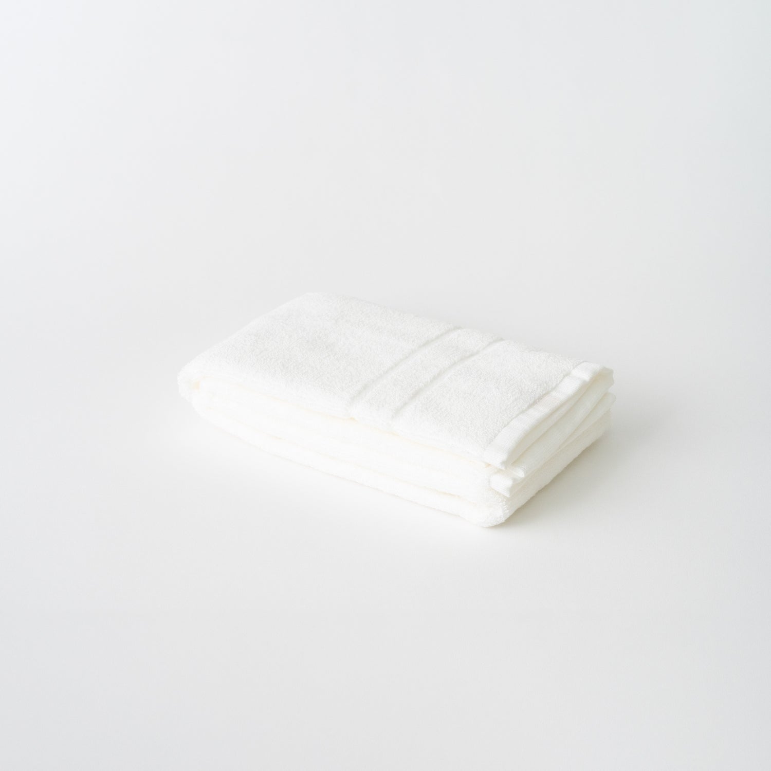 ORGANIC 120 Face Towel / White